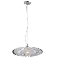 HÄNGELEUCHTE Pollux Chrom Silber - Silberfarben, Metall (50/50/150cm) - Globo Lighting