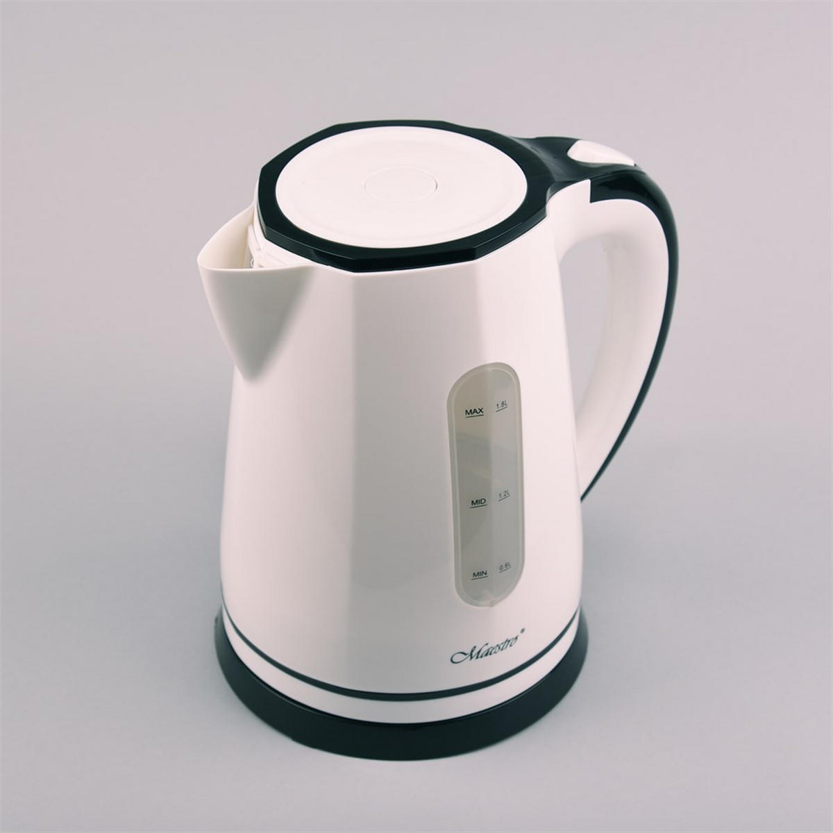 WASSERKOCHER ELEKTRISCH Weiß 16/16/21 cm MR058WHITE - Weiß, Kunststoff (16/21/16cm) - Maestro 