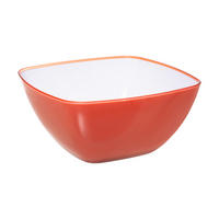 SALATSCHÜSSEL Nomad Orange 1,5 l 19/19/9 cm - Orange, Kunststoff (19/9/19cm) - 5five Simply Smart