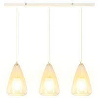 PENDELLEUCHTE Metall Weiß Klar - Weiß, Metall (75/16.5/150cm) - Nowa