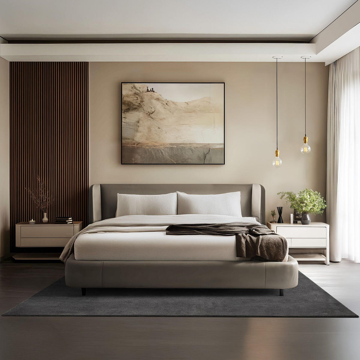 KURZFLORTEPPICH Soft Zone,rutschfeste Unterseite,anthrazit - Anthrazit, Kunststoff (230/160cm) - tectake