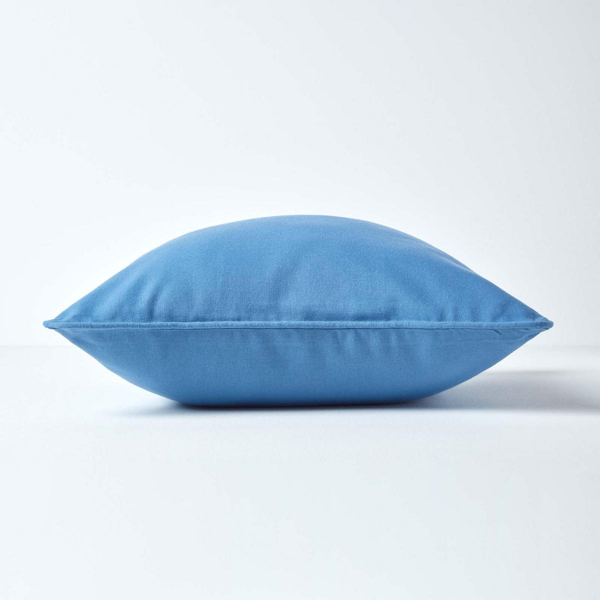KISSENHÜLLE blau 30/30 cm, 100% Baumwolle - Blau, Textil (30/30cm) - Homescapes