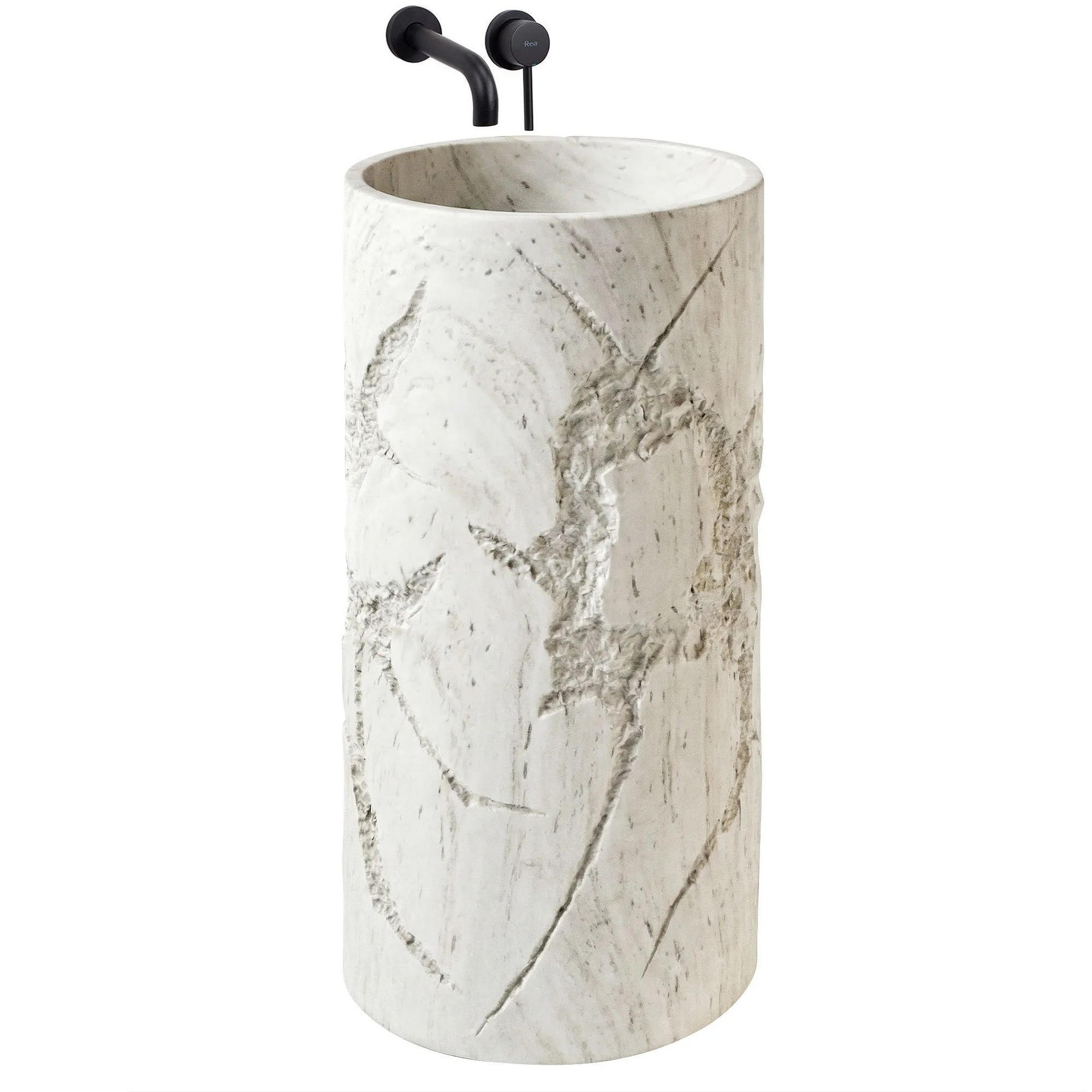 REA Standwaschbecken Beige 46x85.5x46 cm