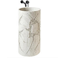 STANDWASCHBECKEN Rea Revello - Beige, Keramik (46/85.5/46cm) - REA