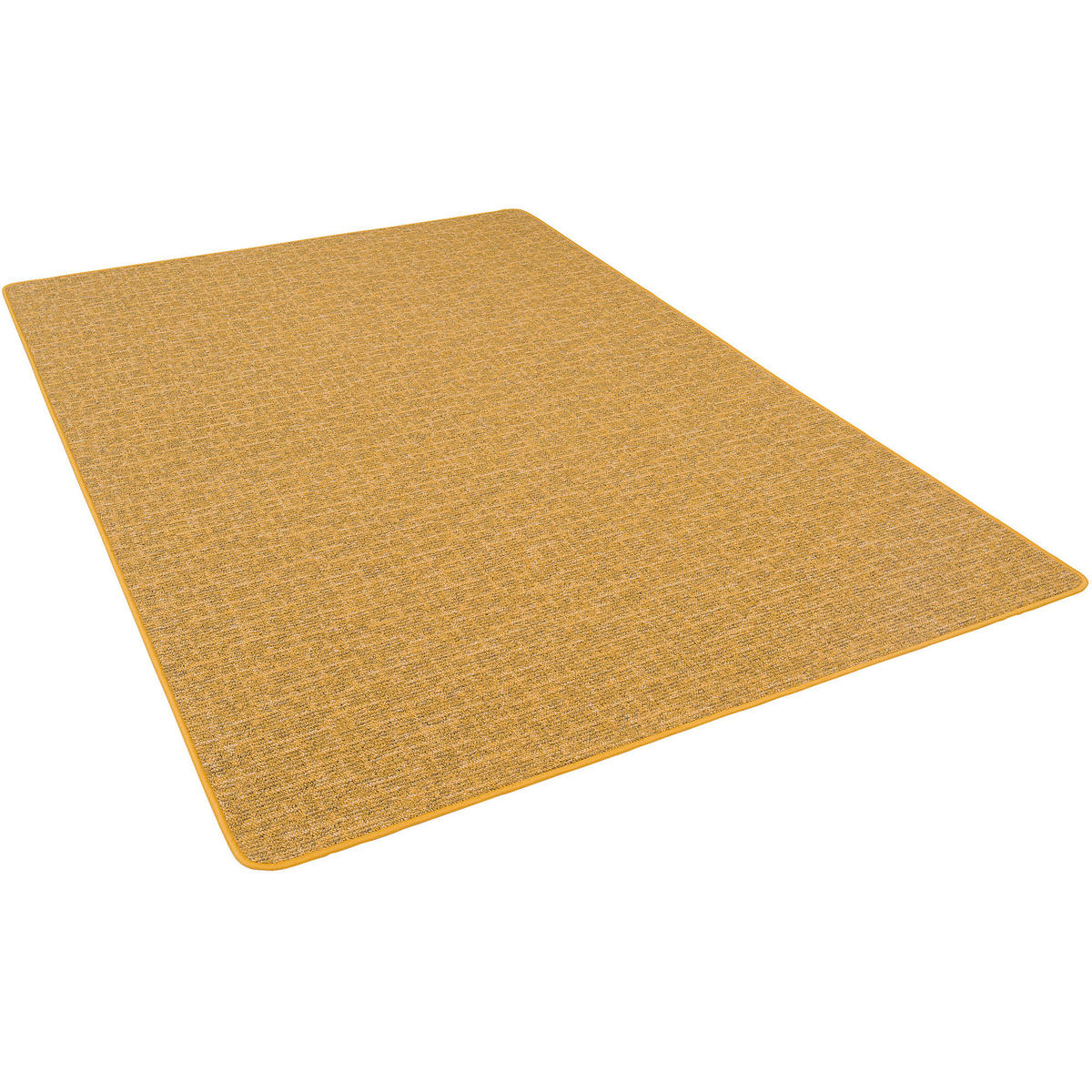 SCHLINGEN DESIGNER TEPPICH NIVA - Currygelb, Textil (133/133cm) - Snapstyle