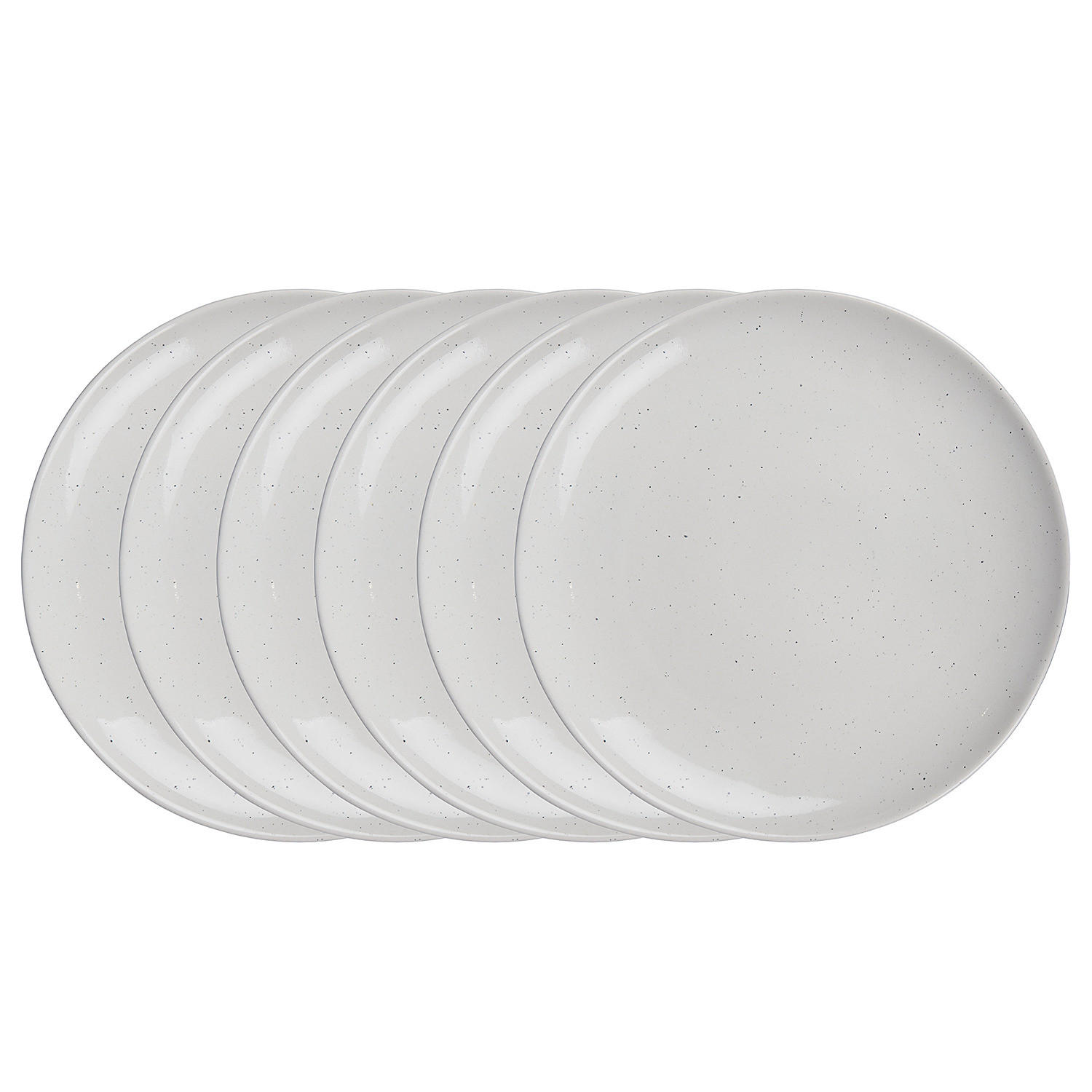 DINNERTELLER (6er Set) Lynn - Creme, Keramik (28/28/3cm) - Butlers