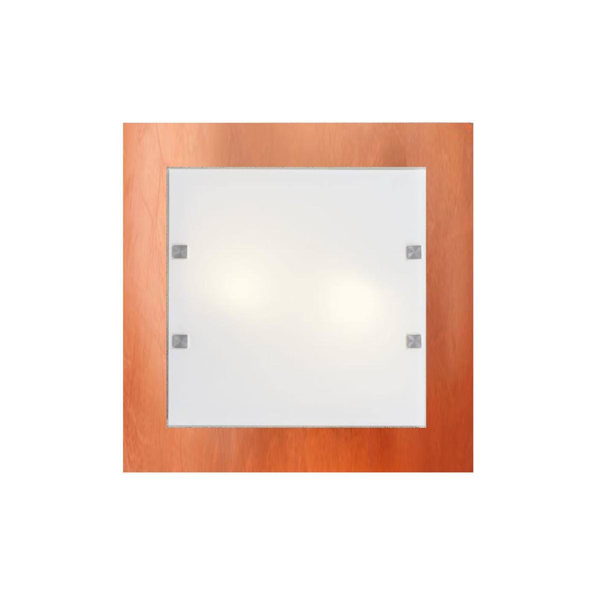 DECKENLEUCHTE - Kupferfarben, Metall (55/55/6cm) - Lumicom