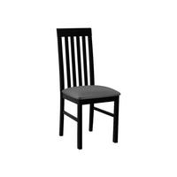 STUHL Nilo I, Holzfarbe: Schwarz - Dunkelgrau/Schwarz, Holz (43/96/48cm) - MIRJAN24
