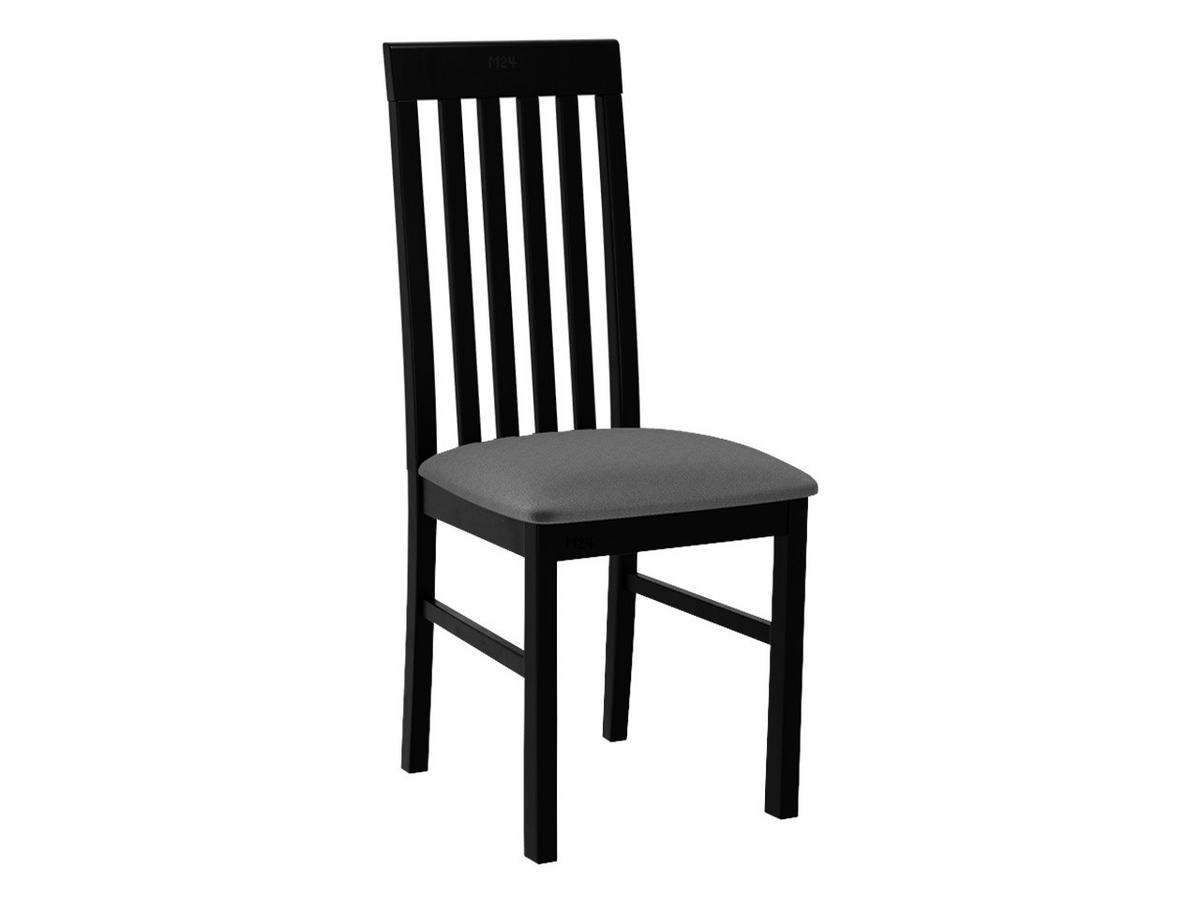 STUHL Nilo I, Holzfarbe: Schwarz - Dunkelgrau/Schwarz, Holz (43/96/48cm) - MIRJAN24