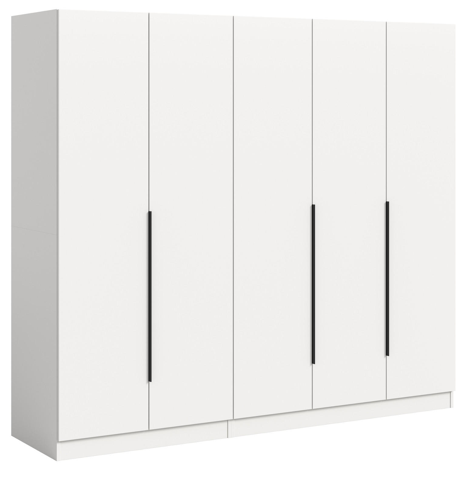 Inn.Furn Kleiderschrank Weiß 200x181x52 cm
