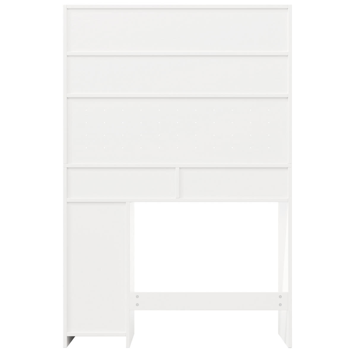 BUFFET 120/45/180 cm weiß aus MDF mit Hakenleiste - Weiß, Holzwerkstoff (120/180/45cm) - OKWISH