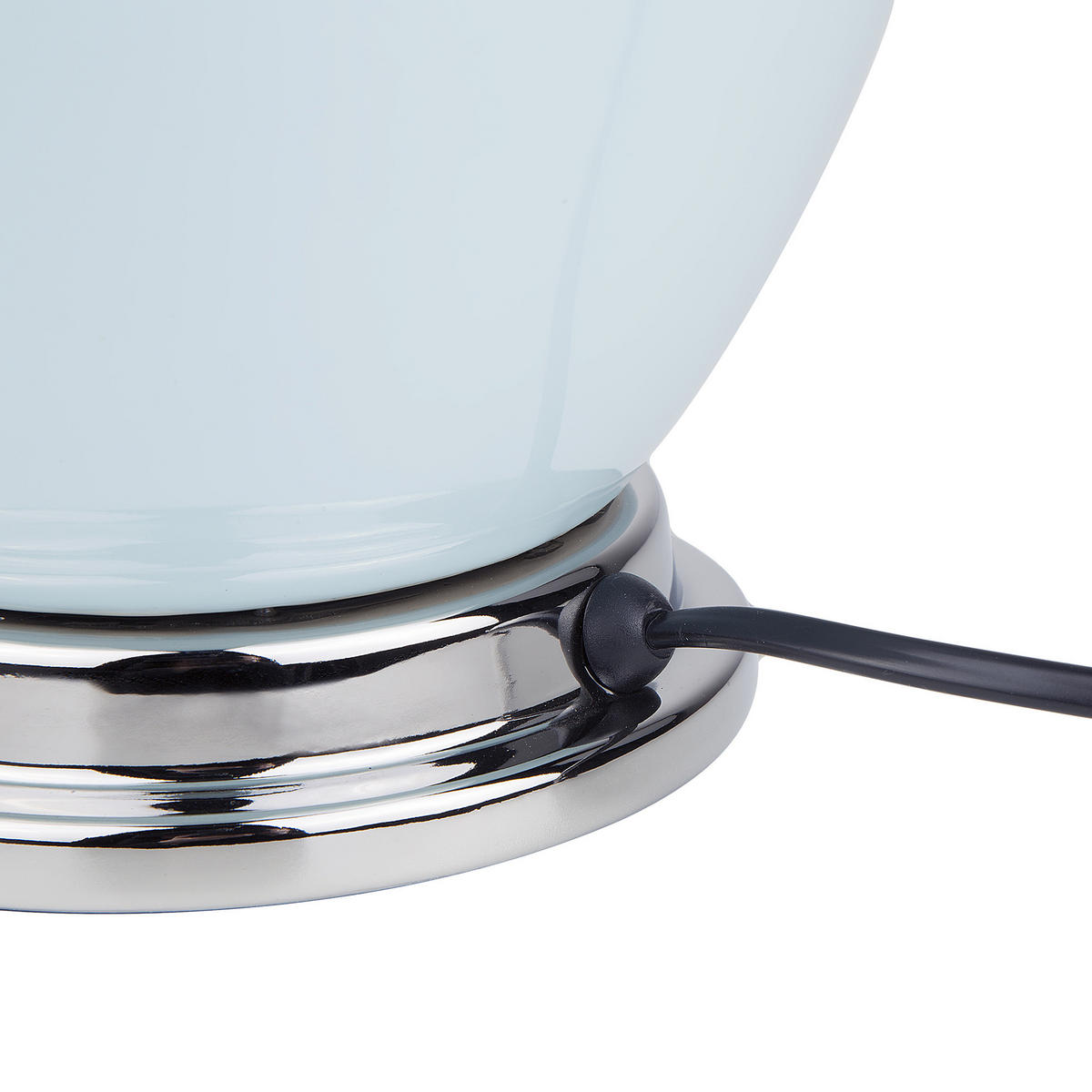 TISCHLAMPE Brenta 33/33/56 cm - Blau, Keramik (33/33/56cm) - Beliani