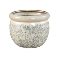 TOPF Jena Beige 19.5/19.5/16cm - Beige, Keramik (16cm) - PTMD Collection