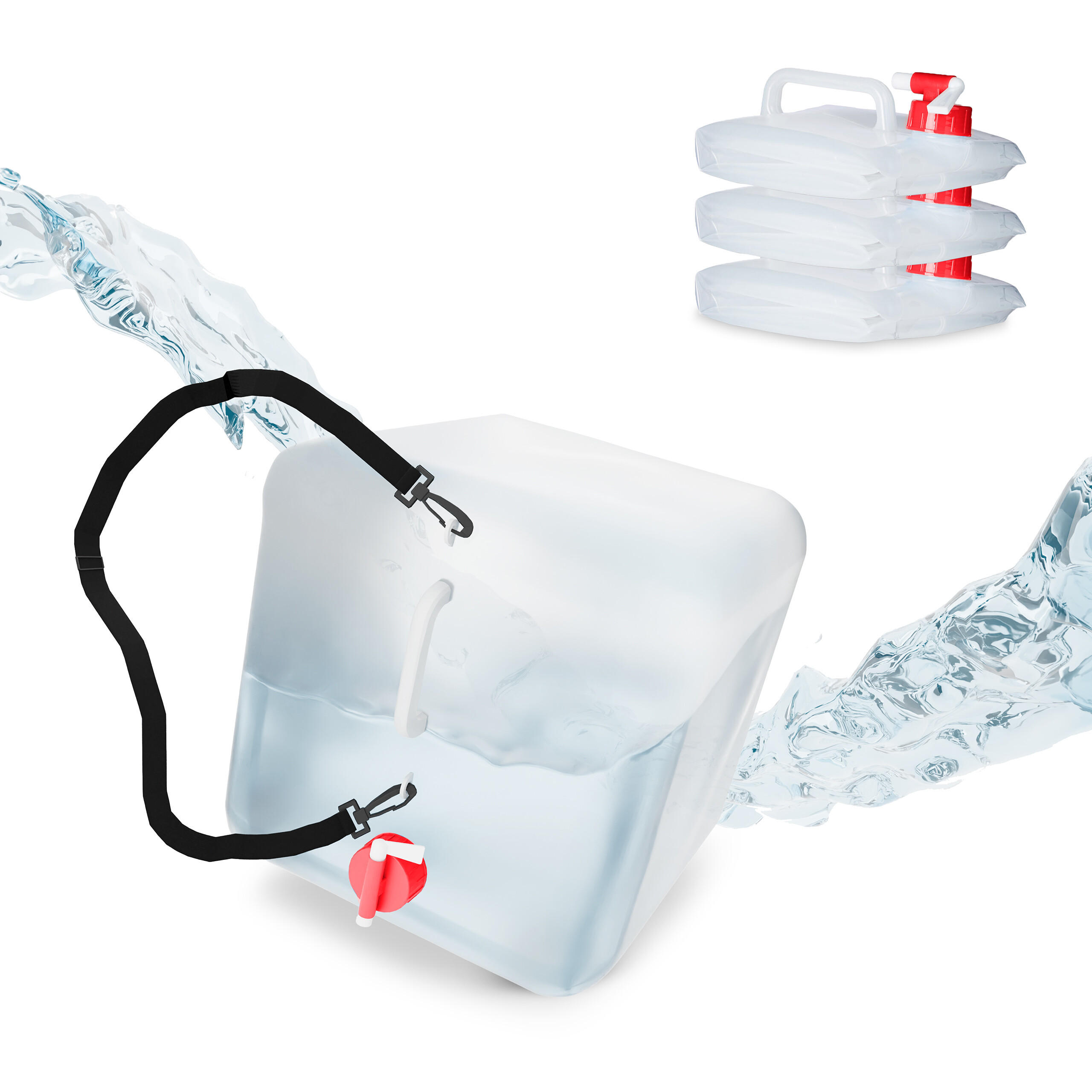 CANISTRA Rosu set-4 20 l cu robinet
