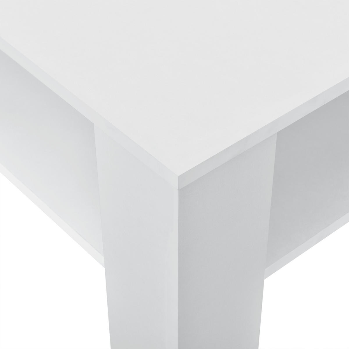 COUCHTISCH Aachen 60/60/40 - Weiß, Holzwerkstoff (60/60/40cm) - [en.casa]