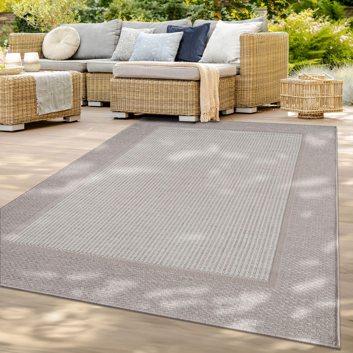 OUTDOORTEPPICH Boho Beige Creme 300 x 400 cm - Beige, Kunststoff (300/400cm) - TT Home