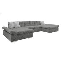 WOHNLANDSCHAFTEN Alia Premium - Chromfarben/Greige, Holz/Kunststoff (360/75/160cm) - MIRJAN24