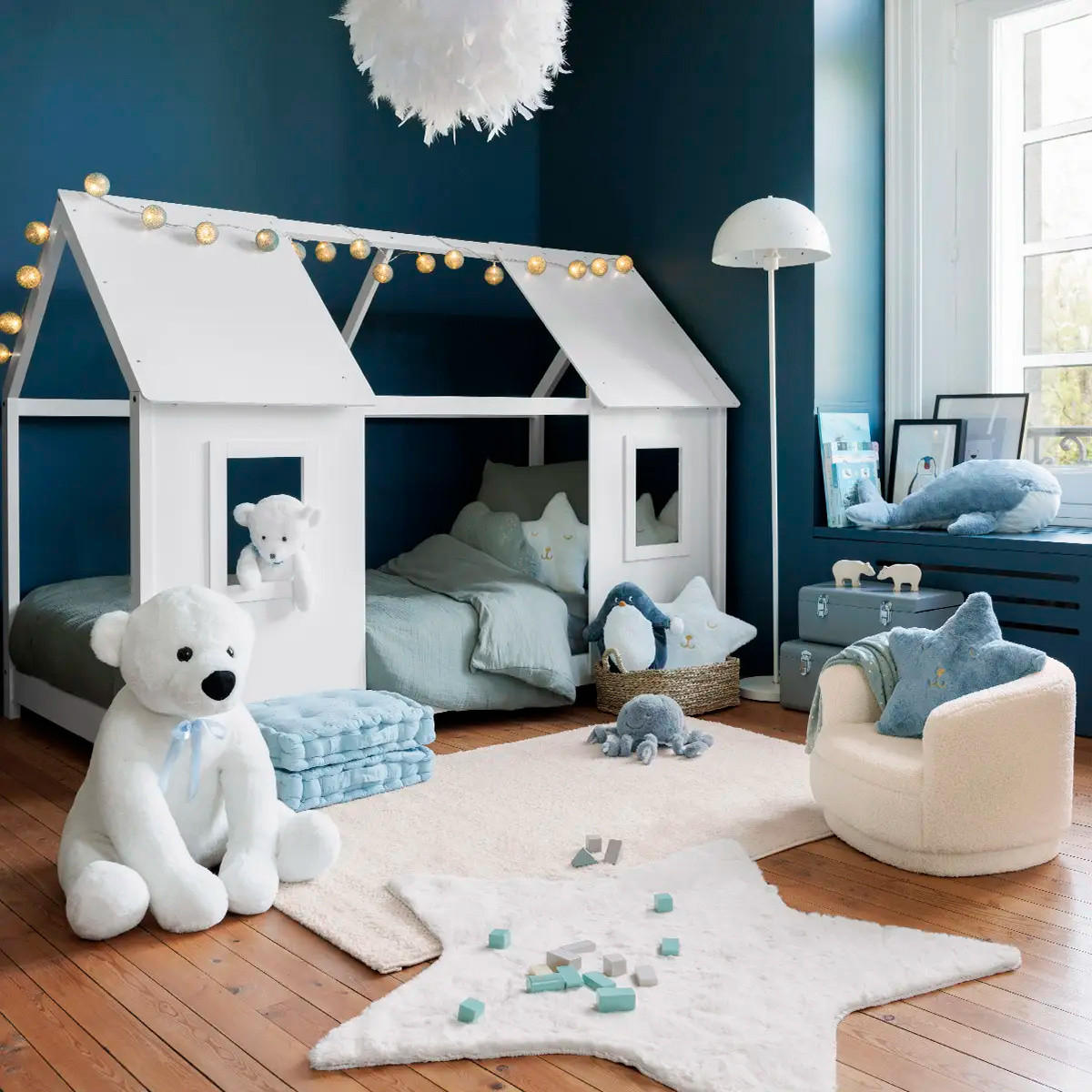 KINDERSESSEL Plüsch Teddy 41,5/36/45 cm - Beige, Kunststoff (36/45/41.5cm) - Atmosphera for kids