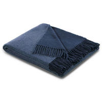 TAGESDECKE Plaid jeans-marine 130 x 170cm - Dunkelblau, Textil (130/170cm) - Biederlack
