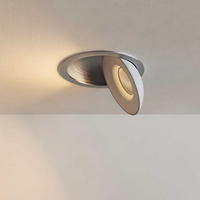 LED-EINBAULEUCHTE Santa Neo Aluminium/Weiß Warmweiß - Alufarben/Weiß, Metall (13.8/13.8/4cm) - s.luce
