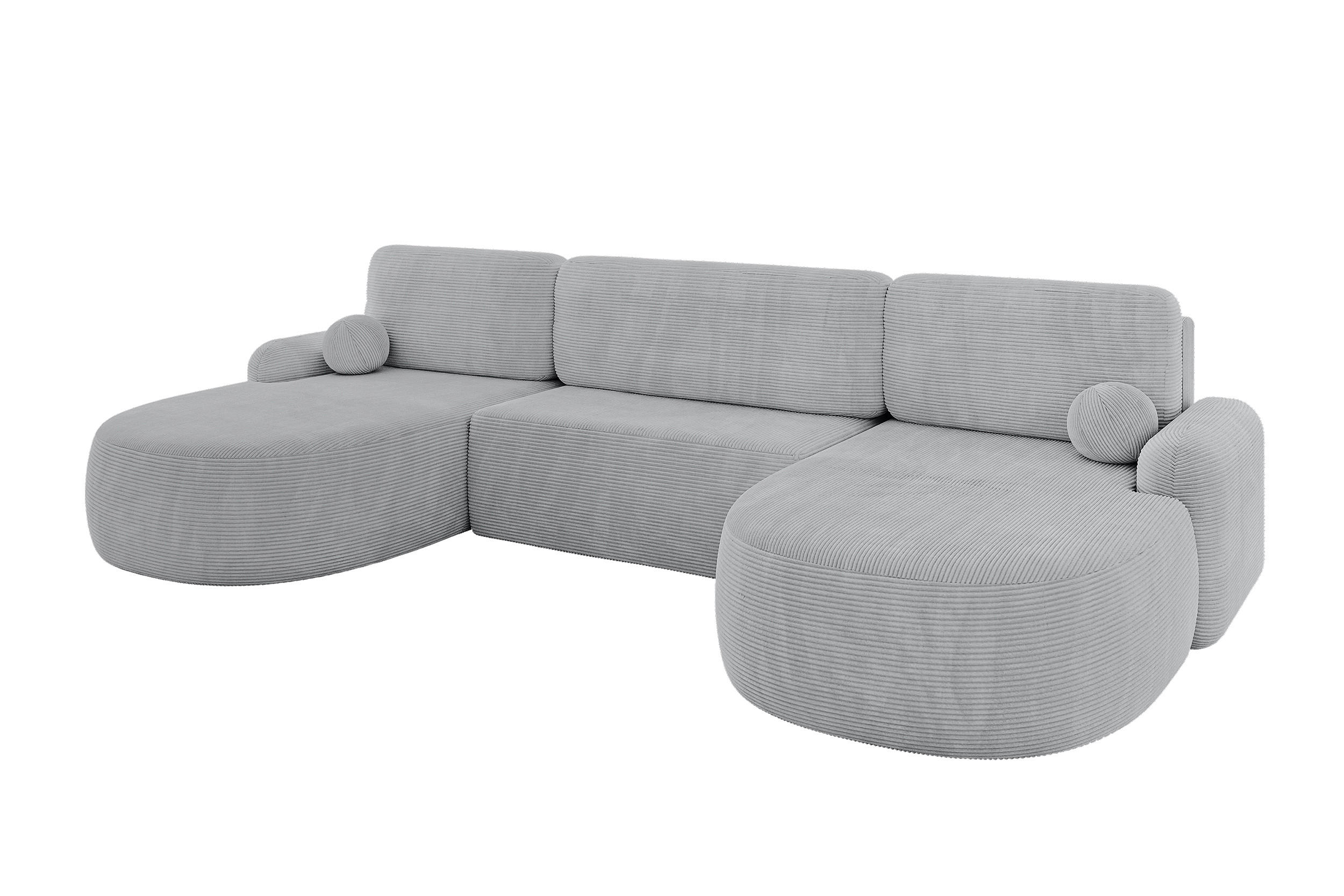 Altdecor Wohnlandschaft Graphit 335x89x172 cm