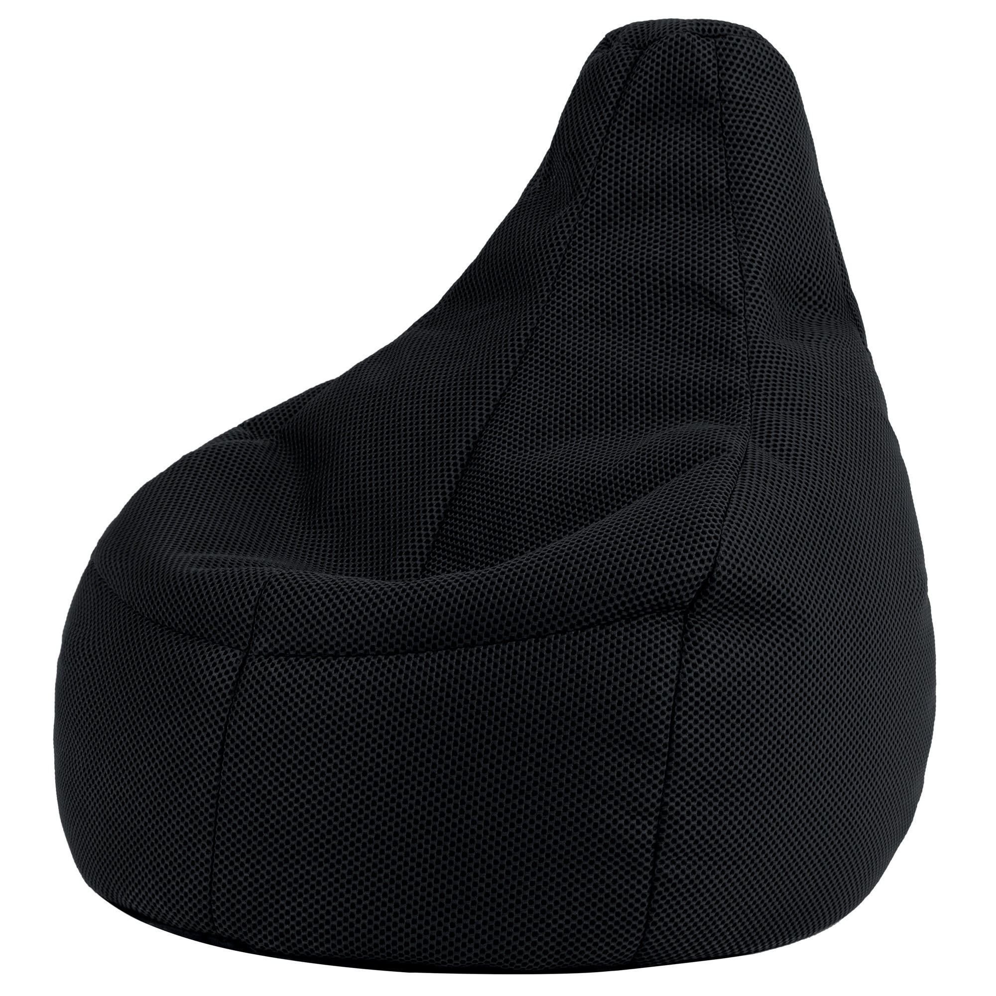 SITZSACK Liegesessel Dalton Techmesh Gaming - Schwarz, Textil (90/73/84cm) - icon