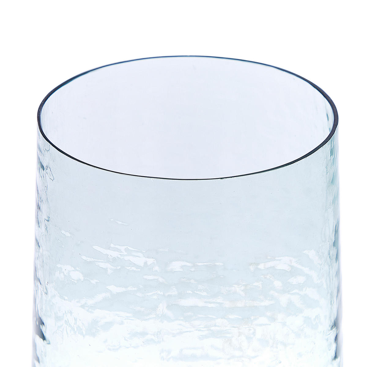 DEKOVASE Glas transparent Kulche - Transparent, Glas (25cm) - Beliani