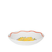 TIEFER TELLER Citroen in Bunt - 23cm - Multicolor, Keramik (24/24/4.3cm) - Blond Amsterdam
