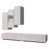WOHNWAND Kossana 11 Beige 300/142/43 cm Design - Beige, Holzwerkstoff/Kunststoff (300/142/43cm) - AX Living