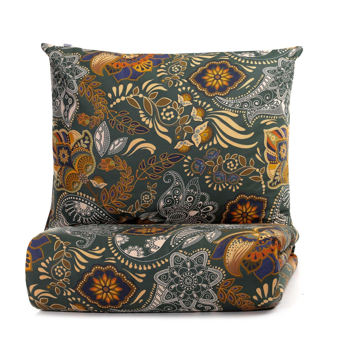 BETTWÄSCHE Tapua grün 160/200 cm - Grün, Textil (160/200cm) - Homla