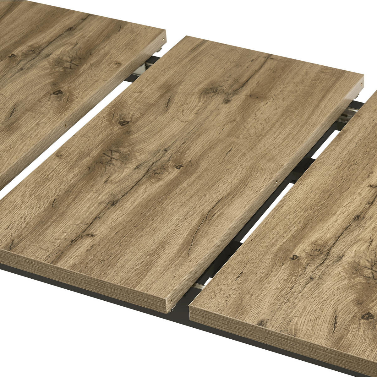 ESSTISCH ANNA 120-160/80/76 cm Eiche - Eichefarben, Holz (80/120/76cm) - B&D Home