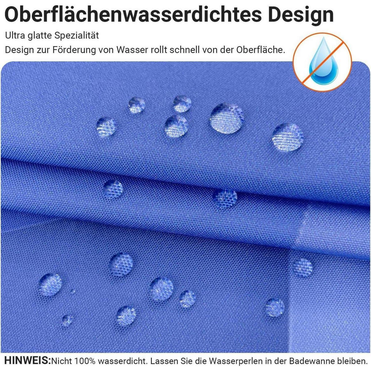 DUSCHVORHANG Geometrischer Verlauf 200 x 200 cm - Multicolor, Textil (200/200cm)
