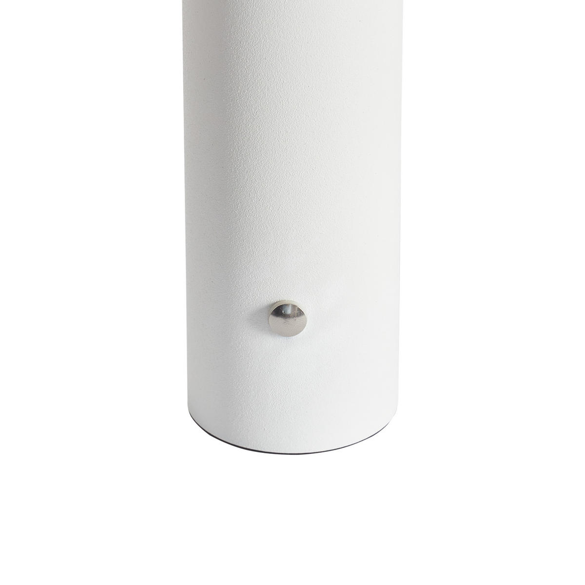 LED-TISCHLEUCHTE Weiß Bojo - Weiß, Metall (14/14/25cm) - Beliani