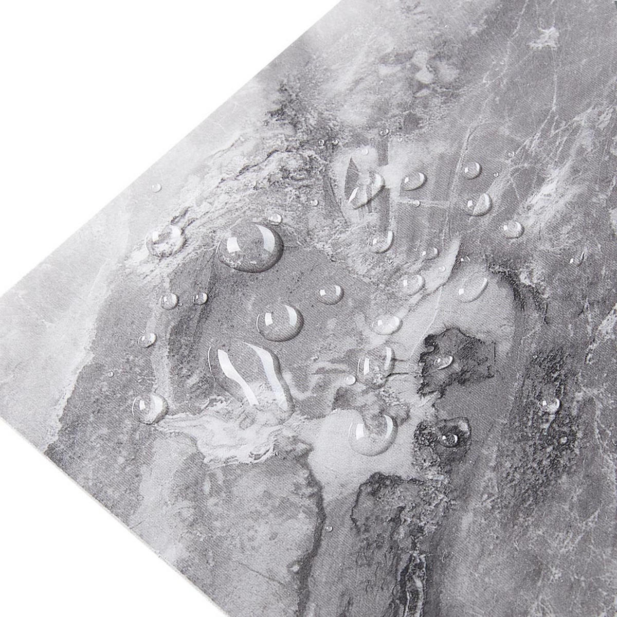 WANDPANEELE 1.8m²/10-TLG. Wasserdicht Selbstklebend Marmormuster Grau - Grau, Kunststoff (30/60/0.2cm) - Livingandhome