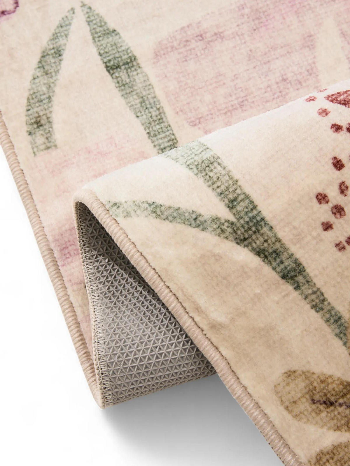 TEPPICH Milly waschbar Multicolor/Weiß 200/300 cm - Multicolor/Weiß, Kunststoff/Textil (200/300cm) - benuta