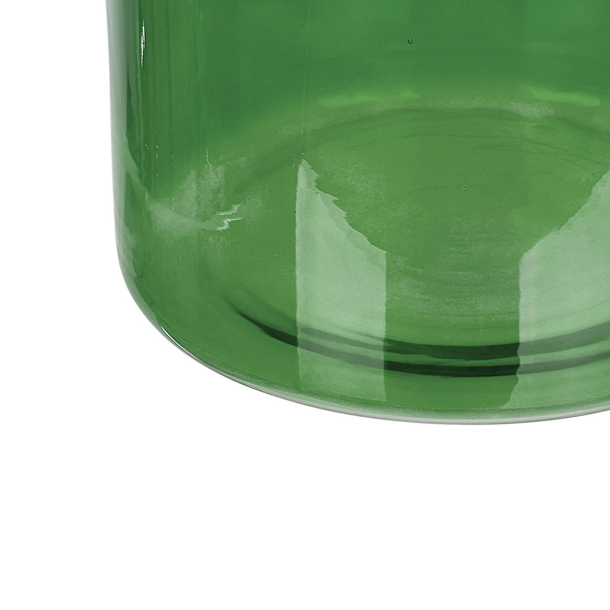 BLUMENVASE Glas grün Korma - Grün, Glas (45cm) - Beliani