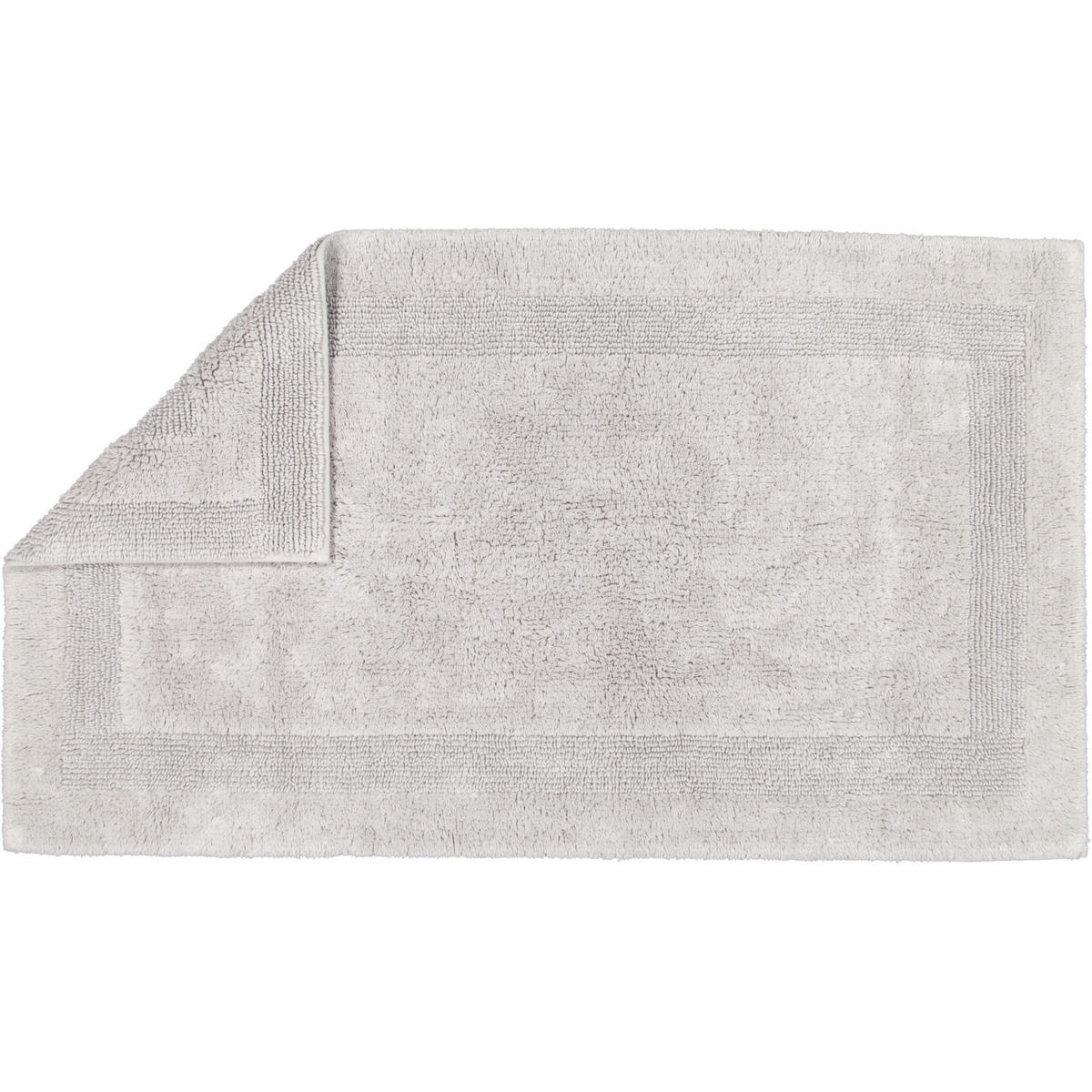 BADTEPPICH LUXUS 1000 PLATIN - 705 - Grau, Textil (70/120cm) - Cawoe