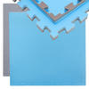 PUZZLEMATTE 90x90x2 cm, Blau - Blau, Kunststoff (90/90cm) - eyepower
