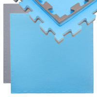 PUZZLEMATTE 90x90x2 cm, Blau - Blau, Kunststoff (90/90cm) - eyepower