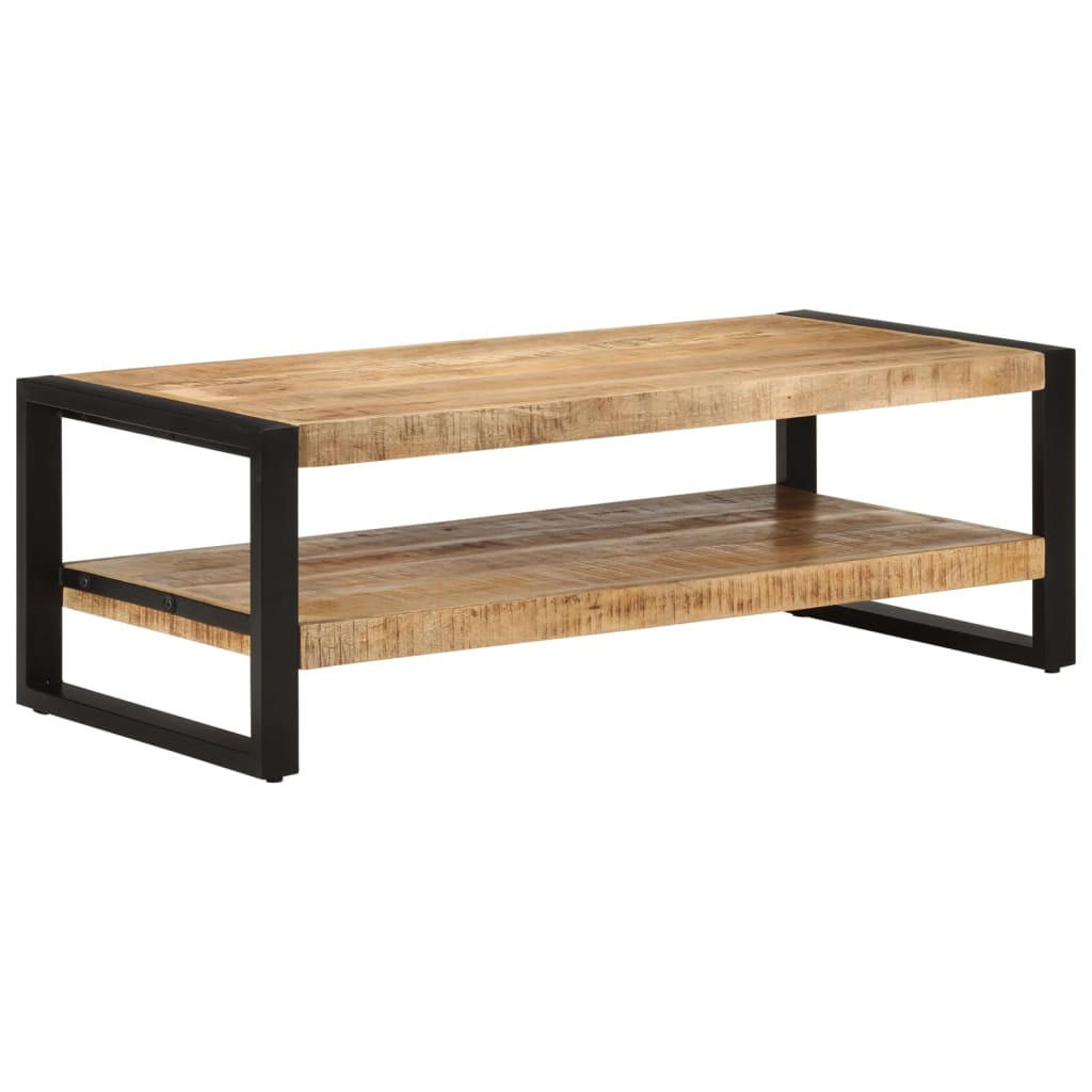 COUCHTISCH 120x55x40 cm Massivholz Mango - Braun, Holzwerkstoff (55/120/40cm) - furnicato