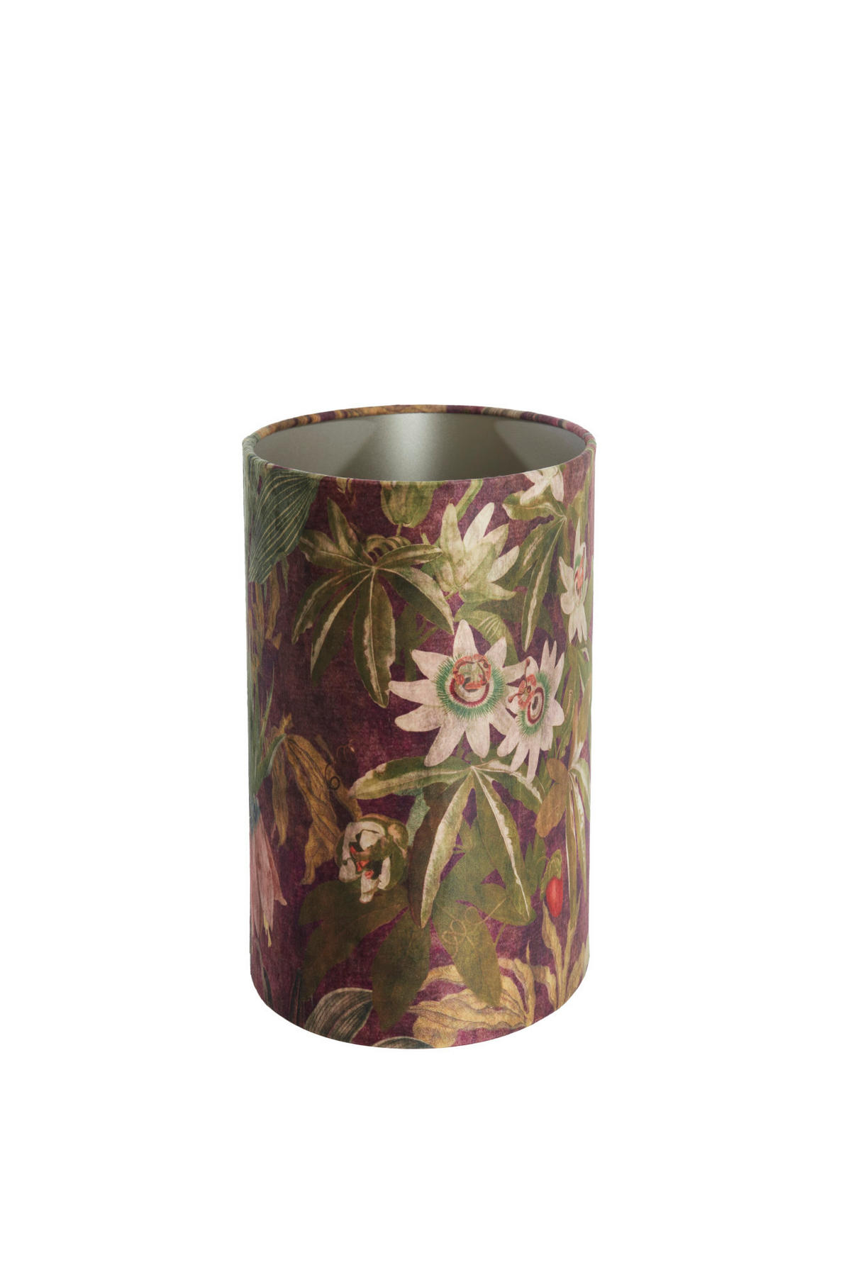 LAMPENSCHIRM Passion Violett 45/21/32 cm - Lila, Textil (45/21/32cm) - Light & Living