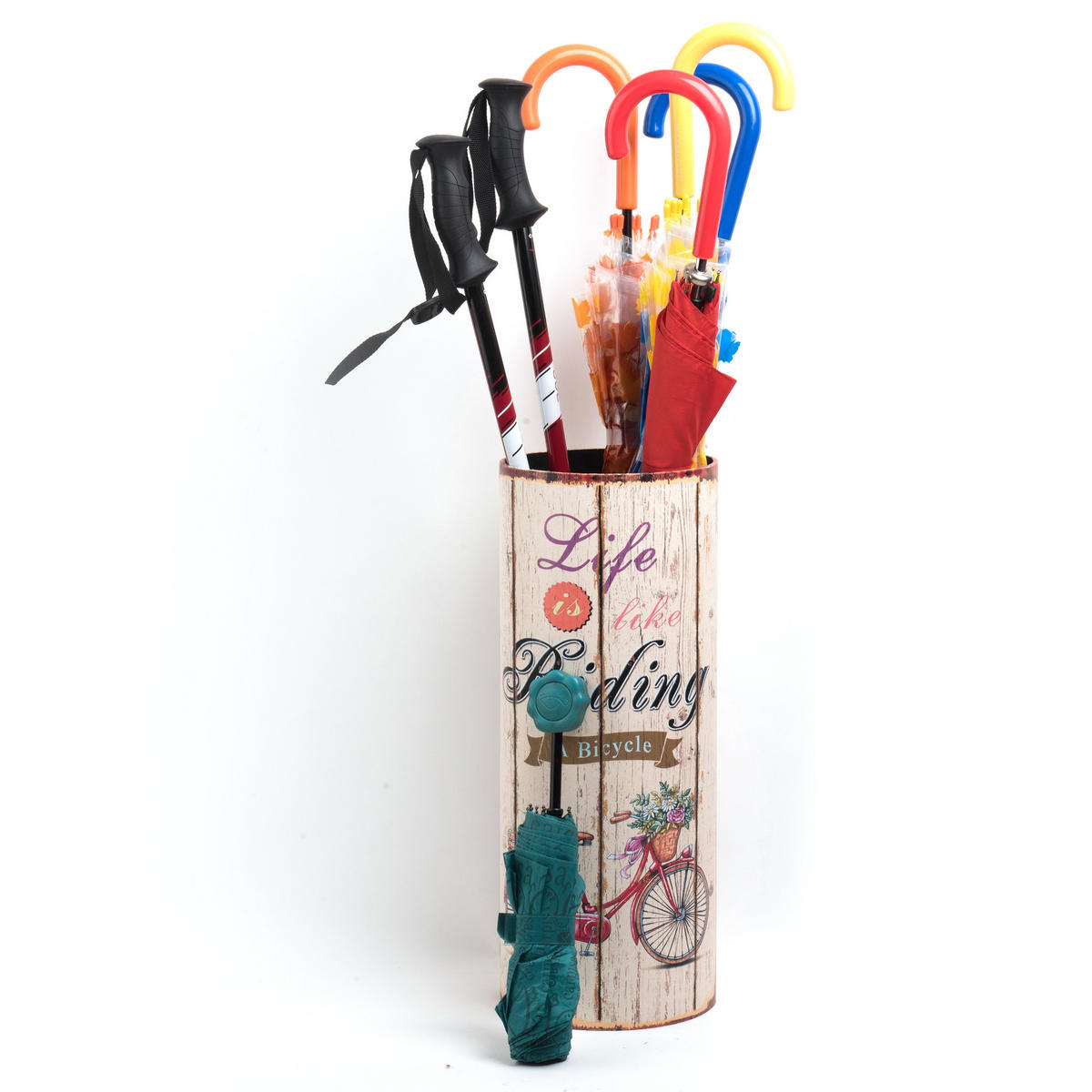 SCHIRMSTÄNDER Beige 20/20/49 cm - Beige, Holzwerkstoff (20/49/20cm) - Mobili Rebecca