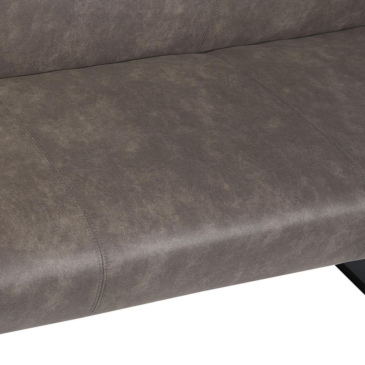 SITZBANK JOYCE - Taupe, Metall (140/91/66cm) - DUBI Möbel