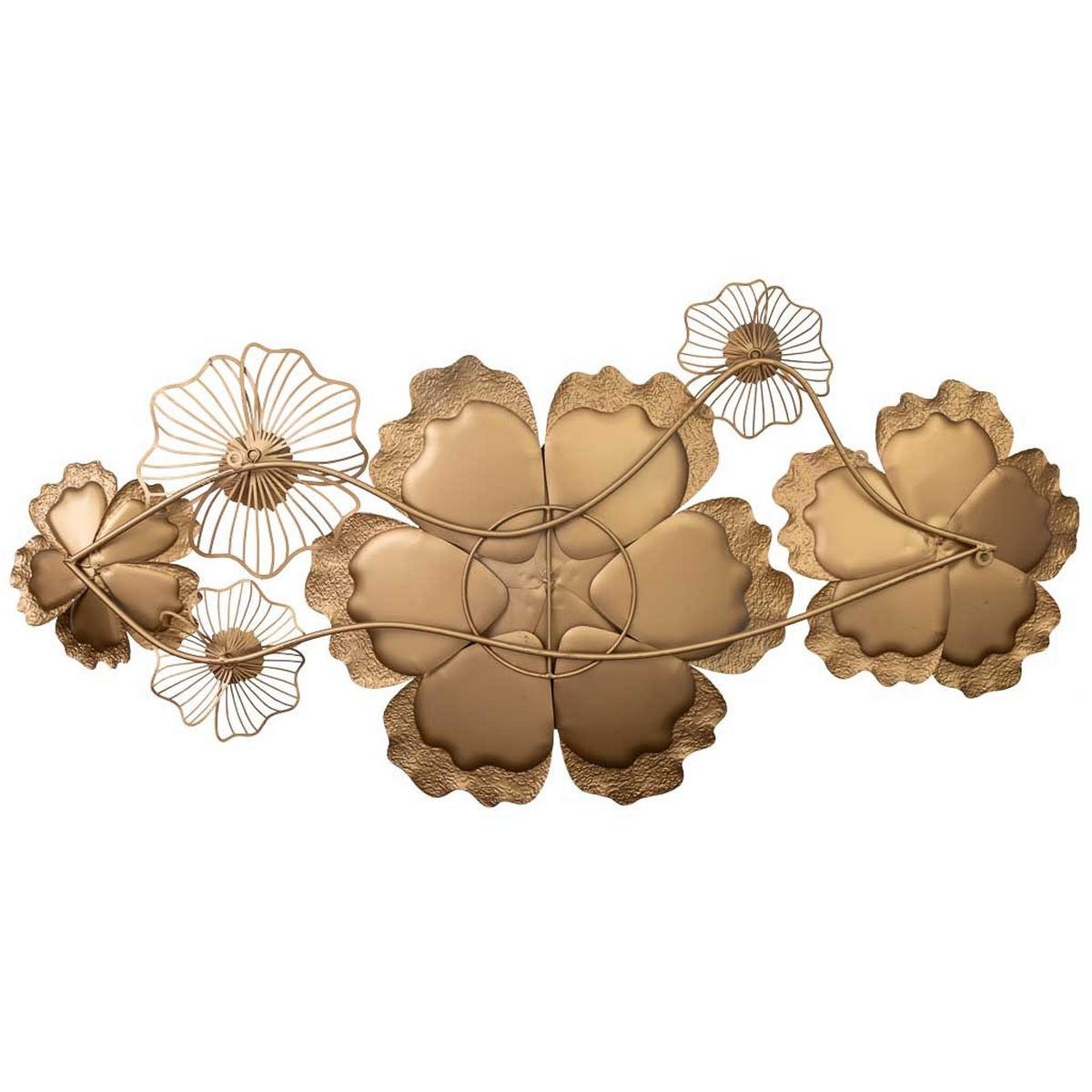 WANDDEKO-OBJEKT aus Metall, 135x64x7cm - Multicolor, Metall (135.3/7/63.5cm) - Wanderlust