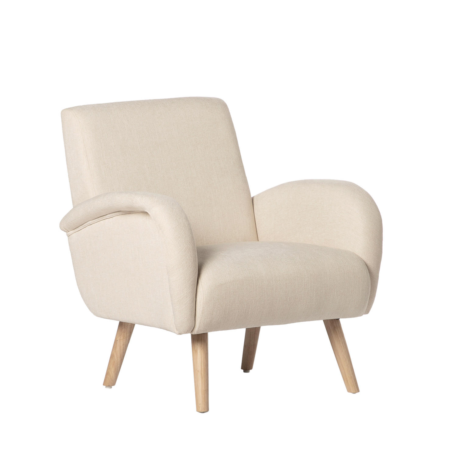 Klast Home Lesesessel Beige 73x82x74 cm