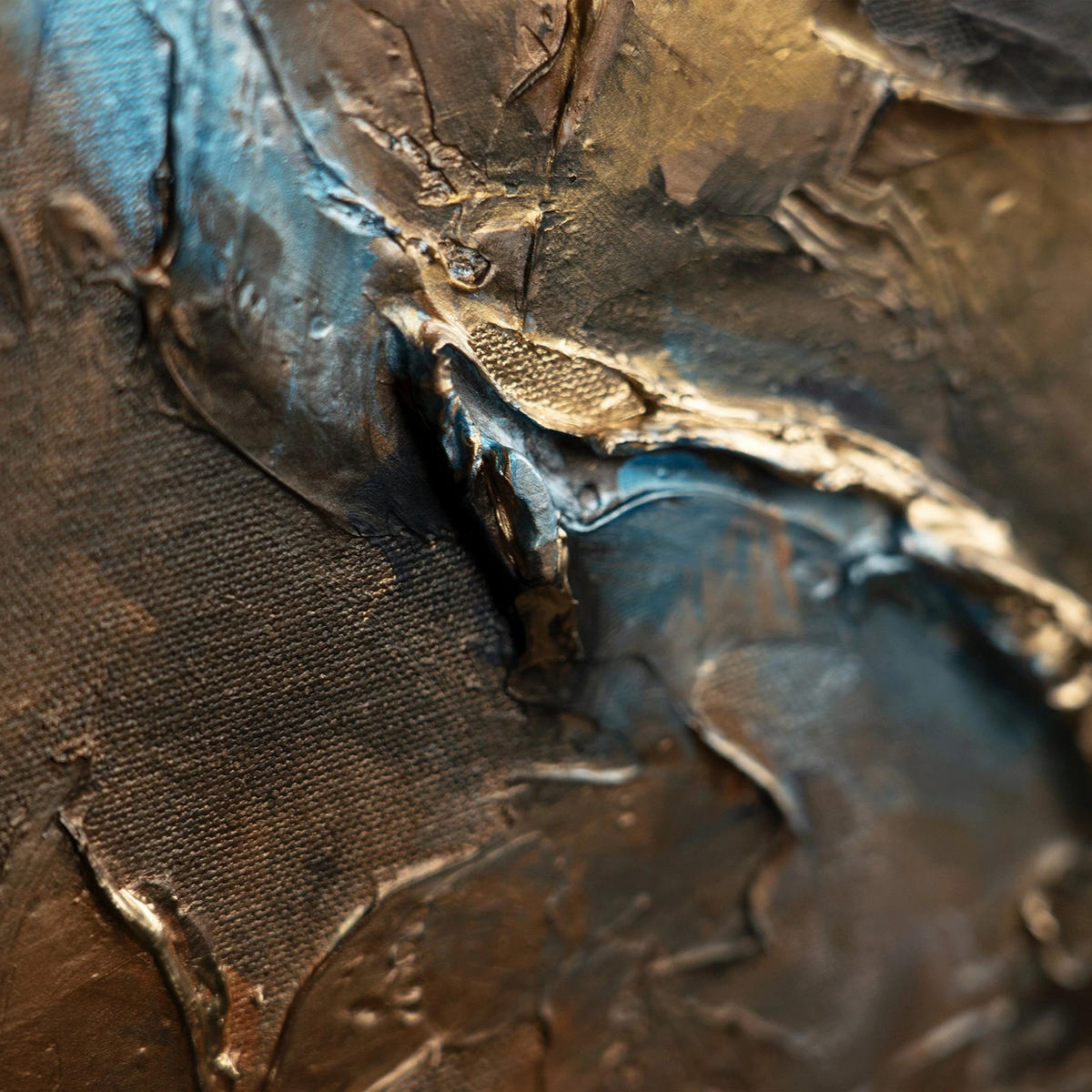 GEMÄLDE Elegante Abstraktion II Schattenfugenrahmen Schwarz 180x120 cm - Schwarz, Holz (180/120cm) - YS-art gallery