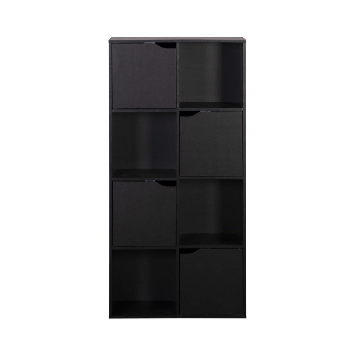 BÜCHERREGAL Schwarz 29/60/119 cm - Schwarz, Holzwerkstoff (60/119/29cm) - Mobili Rebecca