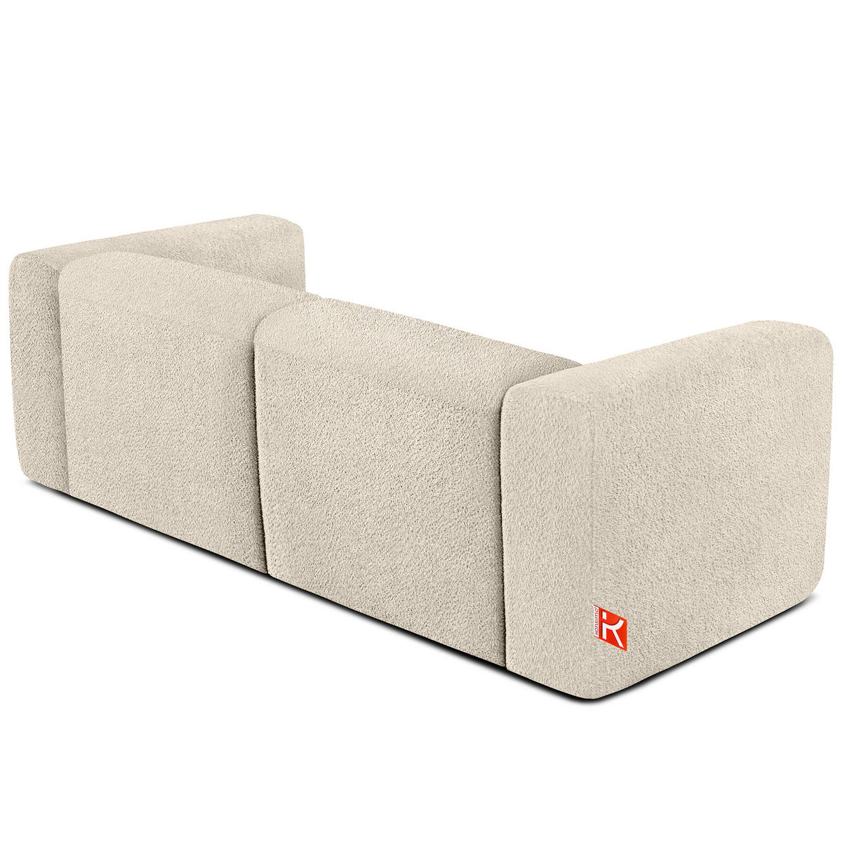 2-SITZER SOFA BUFFO, Hellbeige - Beige, Holz/Holzwerkstoff (210/73/96cm) - KONSIMO®
