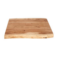 TISCHPLATTE CURTIS - Beige/Naturfarben, Akazienholz/Holz (40/60/3cm) - SAM