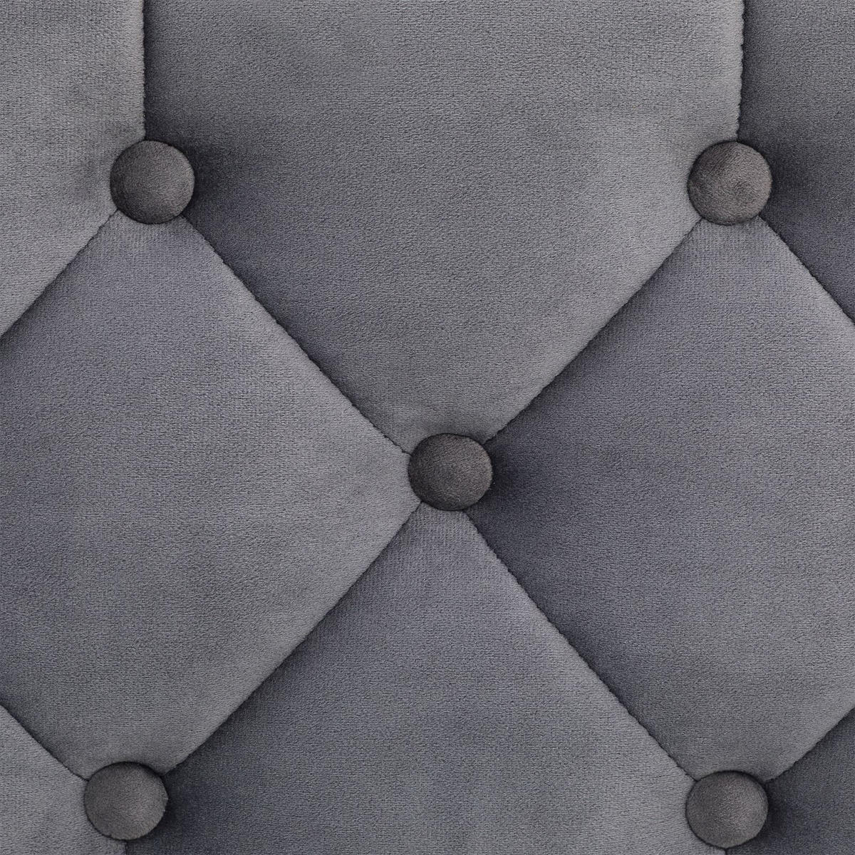 POLSTERBETT NURI 140x200 cm dunkelgrau - Dunkelgrau, Textil (140/200cm) - IDIMEX